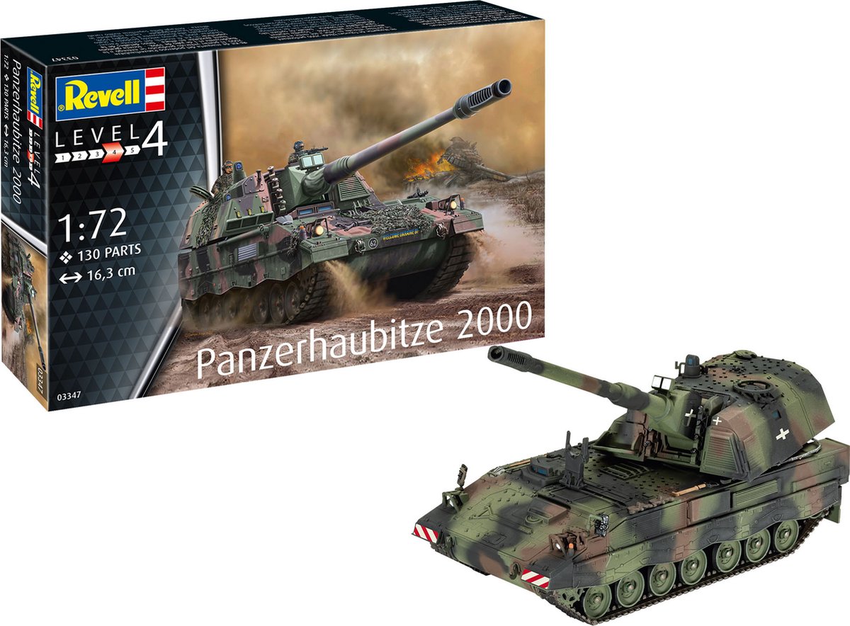   Modelbouwpakket Militaire voertuigen - 03347 Panzerhaubitze 2000 Plastic - 1:72 -