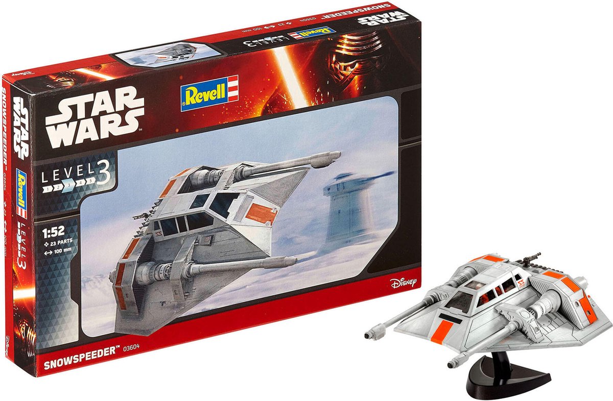   Modelbouwpakket Ruimtevaart - 03604 Star Wars Snowspeeder Plastic - 1:52 -