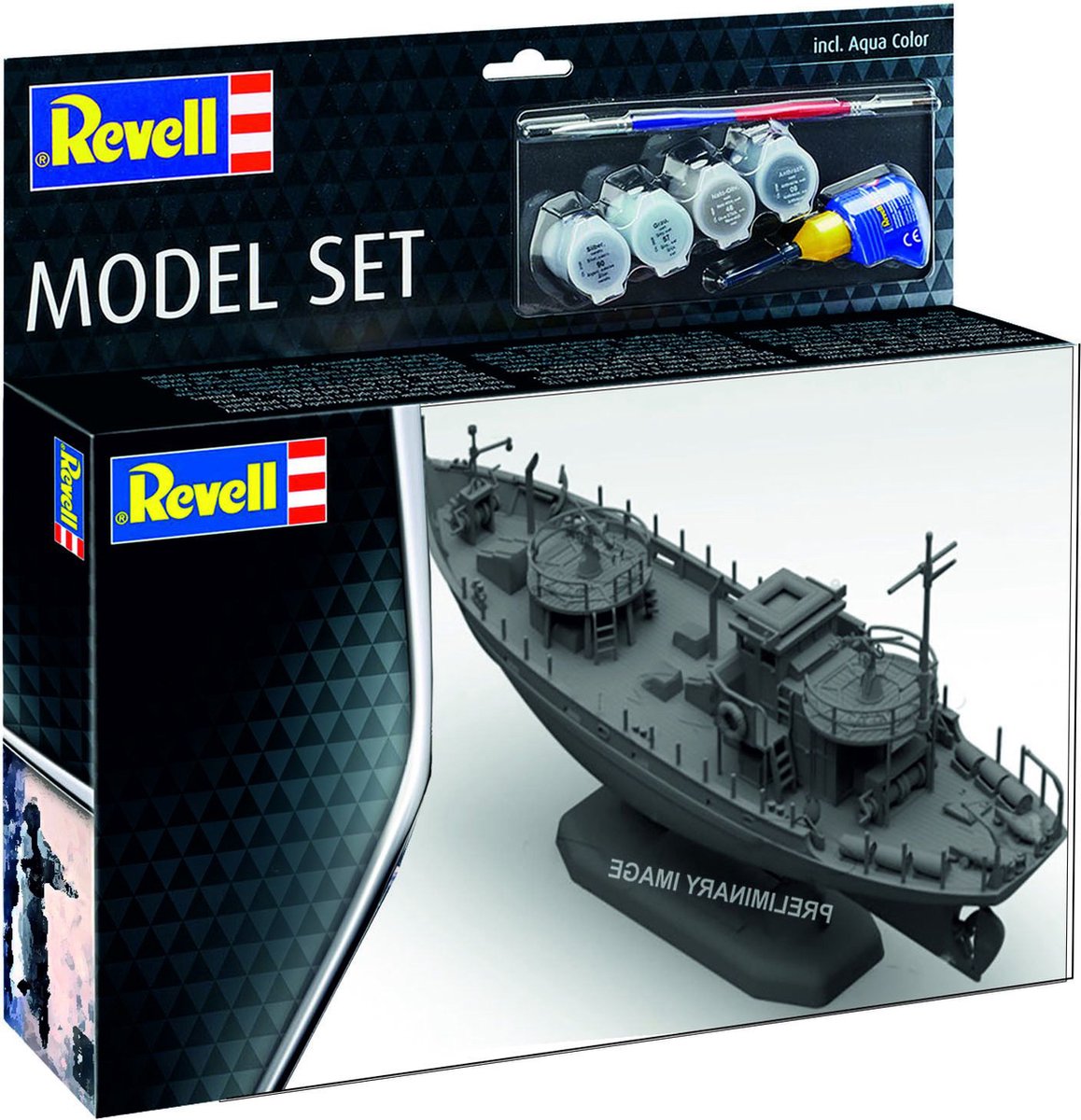   Modelbouwpakket Schepen - 65242 KFK Kriegsfischkutter - Mine warfare vessels - Schip - Model Set Plastic - 1:144 -