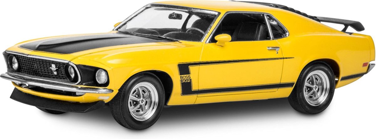   Modelbouwset Boss 302 Mustang 1:25 Geel 109-delig