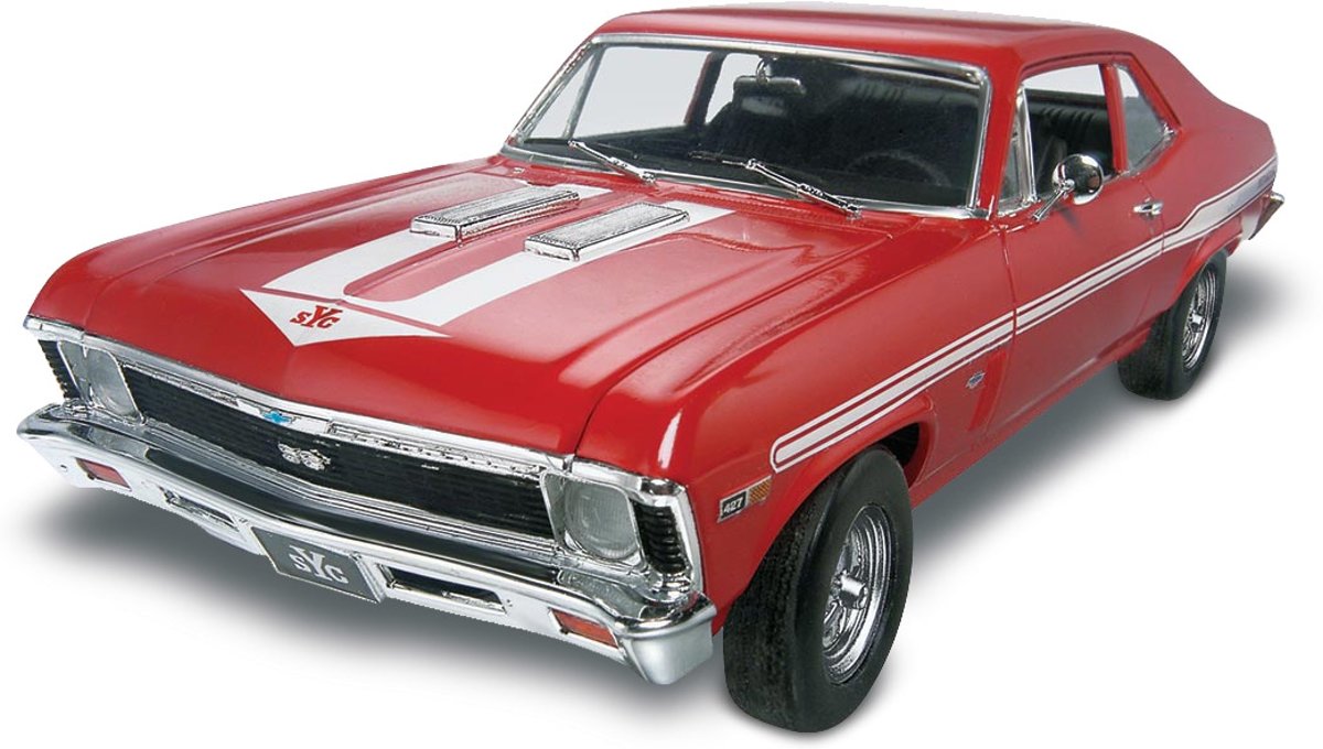   Modelbouwset Chevy Nova Yenko 1:25 Rood 111-delig