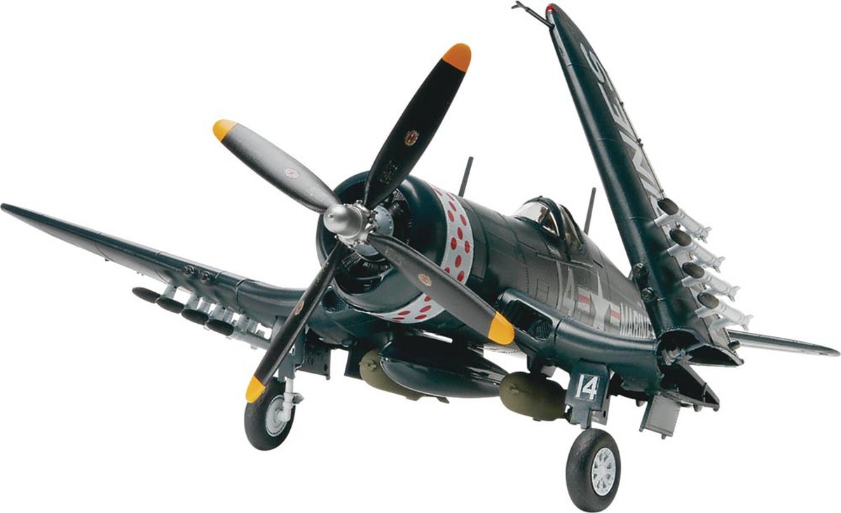   Modelbouwset Corsair F4u-4 1:48 Donkergroen 75-delig