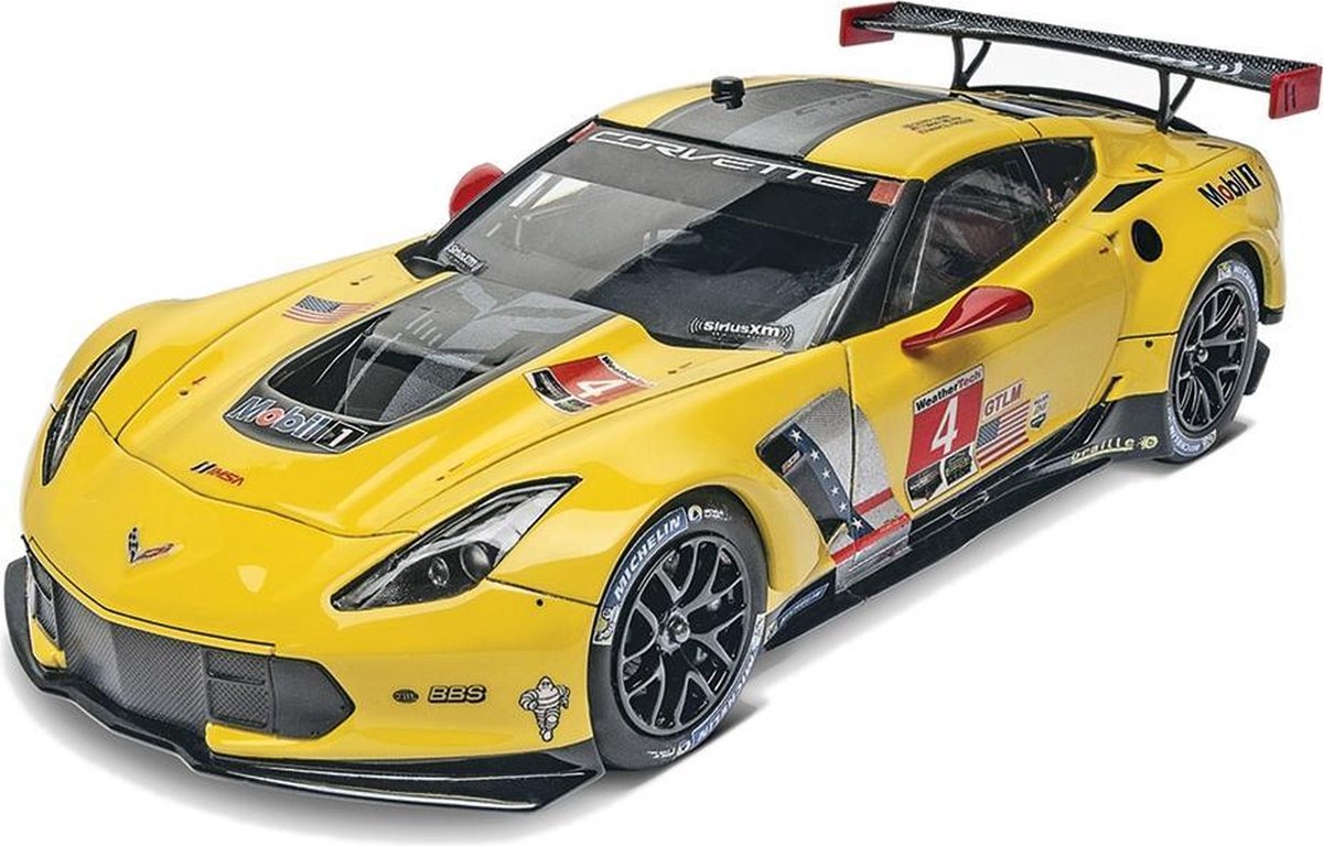   Modelbouwset Corvette C7.r P&m 1:25 Geel 64-delig