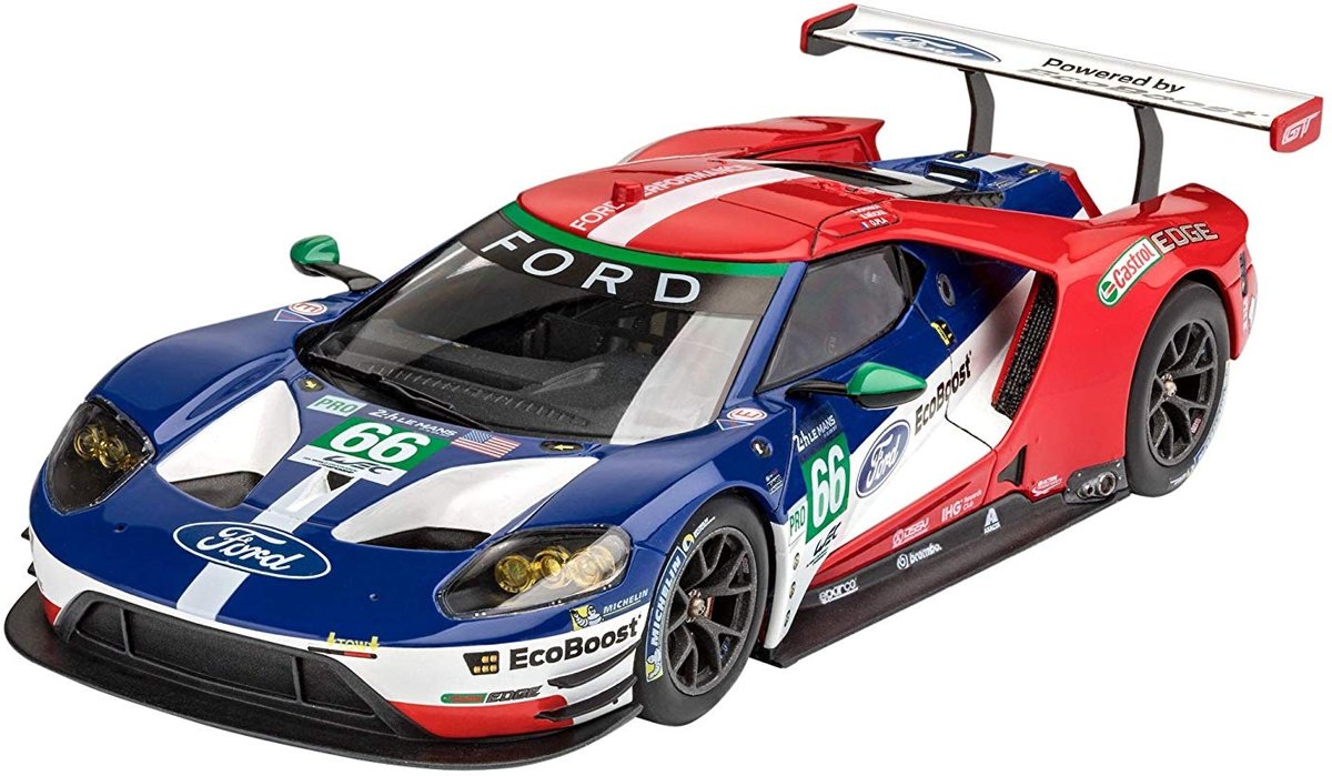   Modelbouwset Ford Gt Le Mans 1:24 Blauw/rood 88-delig