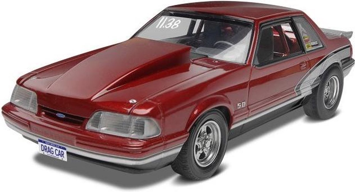   Modelbouwset Ford Mustang Lx 1:25 Rood 139-delig