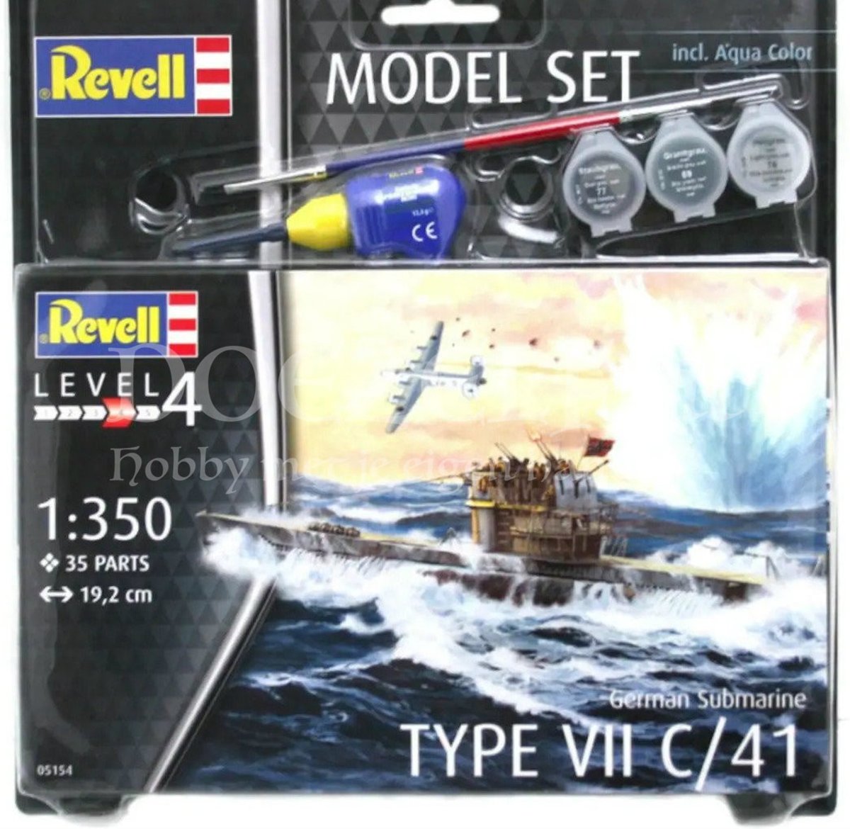   Modelbouwset U-boot Type Vii C/41 188 Mm Schaal 1:1200