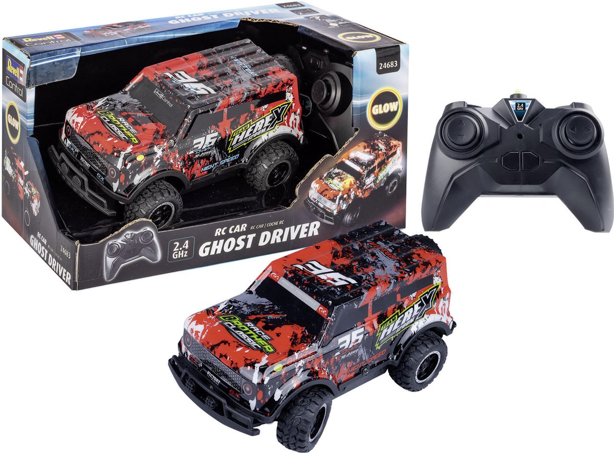   RC voertuig - 24683 RC Auto Ghost Driver - Rood RC Model Kant en Klaar - 1:22 -