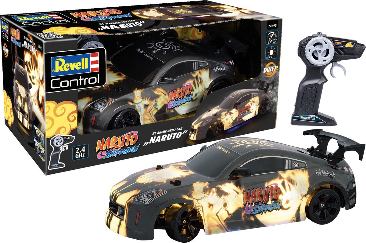   RC voertuig - 24695 RC Auto - Anime Drift Car -Naruto- - 2,4GHz RC Model Kant en Klaar - 1:18 -