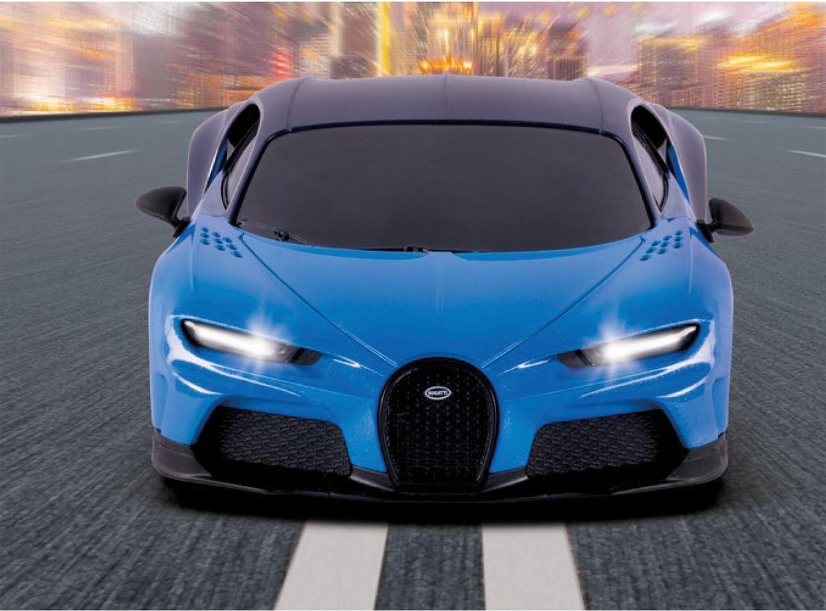   RC voertuig Auto - 24692 RC Auto Bugatti Chiron - Blauw RC Model Kant en Klaar - 1:24 -