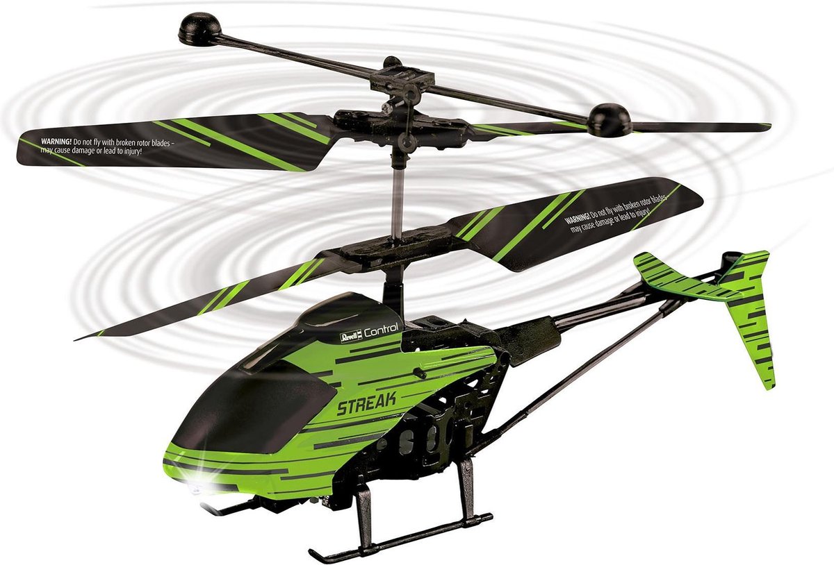   Rc Helikopter Streak Junior/unisex Groen 18 Cm