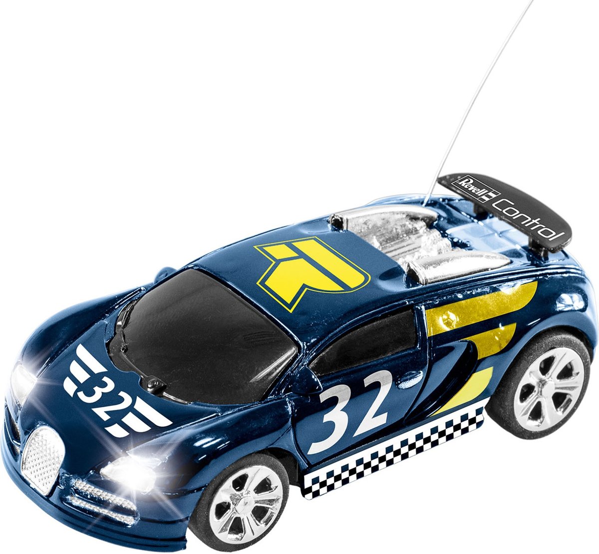   Rc Race Car Junior Blauw 7 Cm