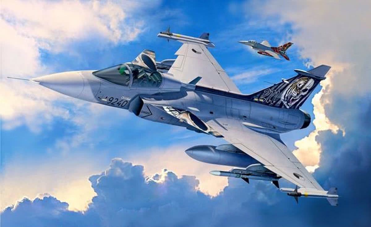   Saab JAS-39C Gripen 1:72 Montagekit Vliegtuig met vaste vleugels