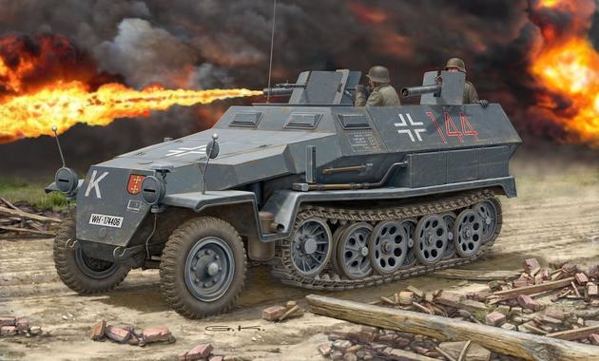 Revell Sd.Kfz. 251/16 Ausf. C 1:72 Montagekit Gepantserd gevechtsvoertuig