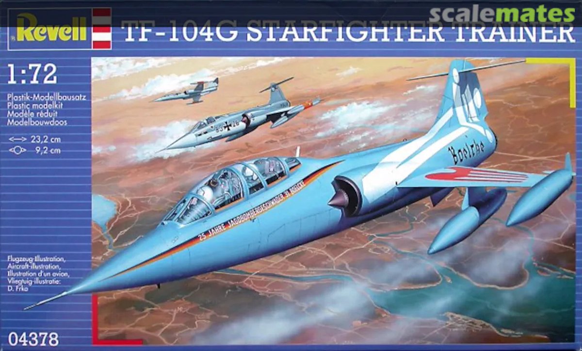   TF-104G Starfighter Trainer - schaal 1:72 - 04378