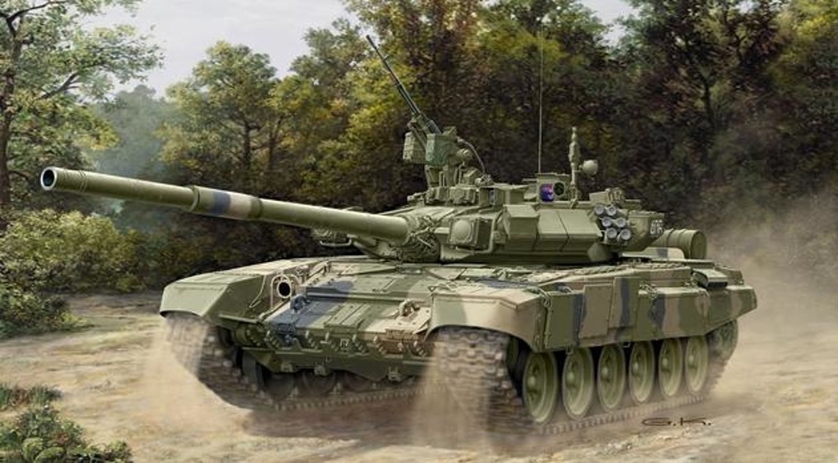 Revell Tank T-90 1:72 Montagekit Tank