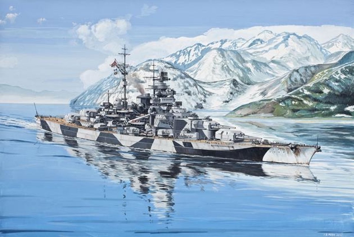 Revell Tirpitz 1:700 Marineschip Montagekit