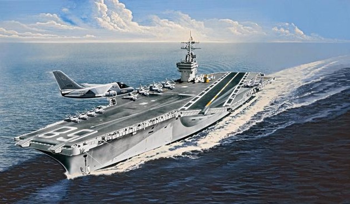 Revell U.S.S. Nimitz CVN-68 1:720 Marineschip Montagekit