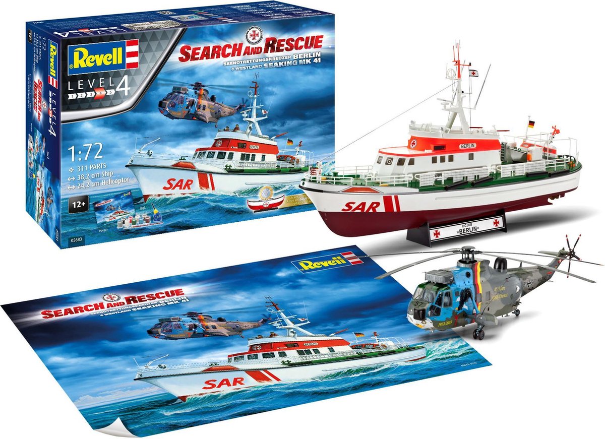 SAR DGzRS Arkona and Westand Seaking Mk.41 Gift Set - 1:72 -  