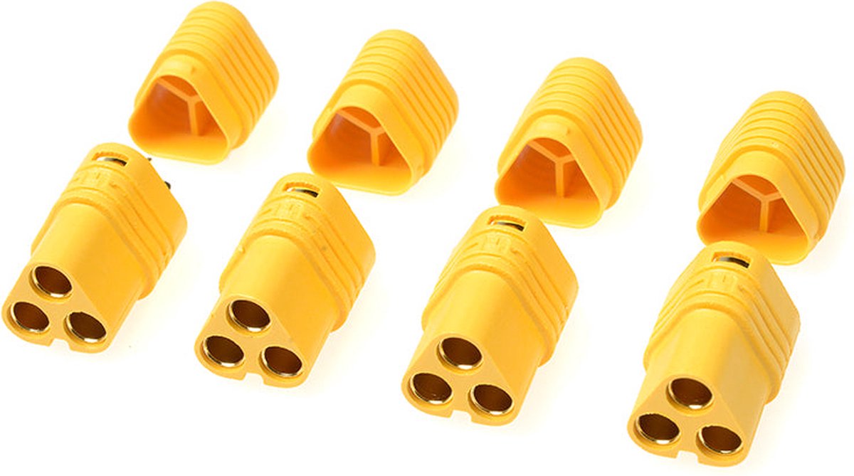 Revtec - Connector - MT-60 3-Polig - Goud contacten - Man. - 4 st