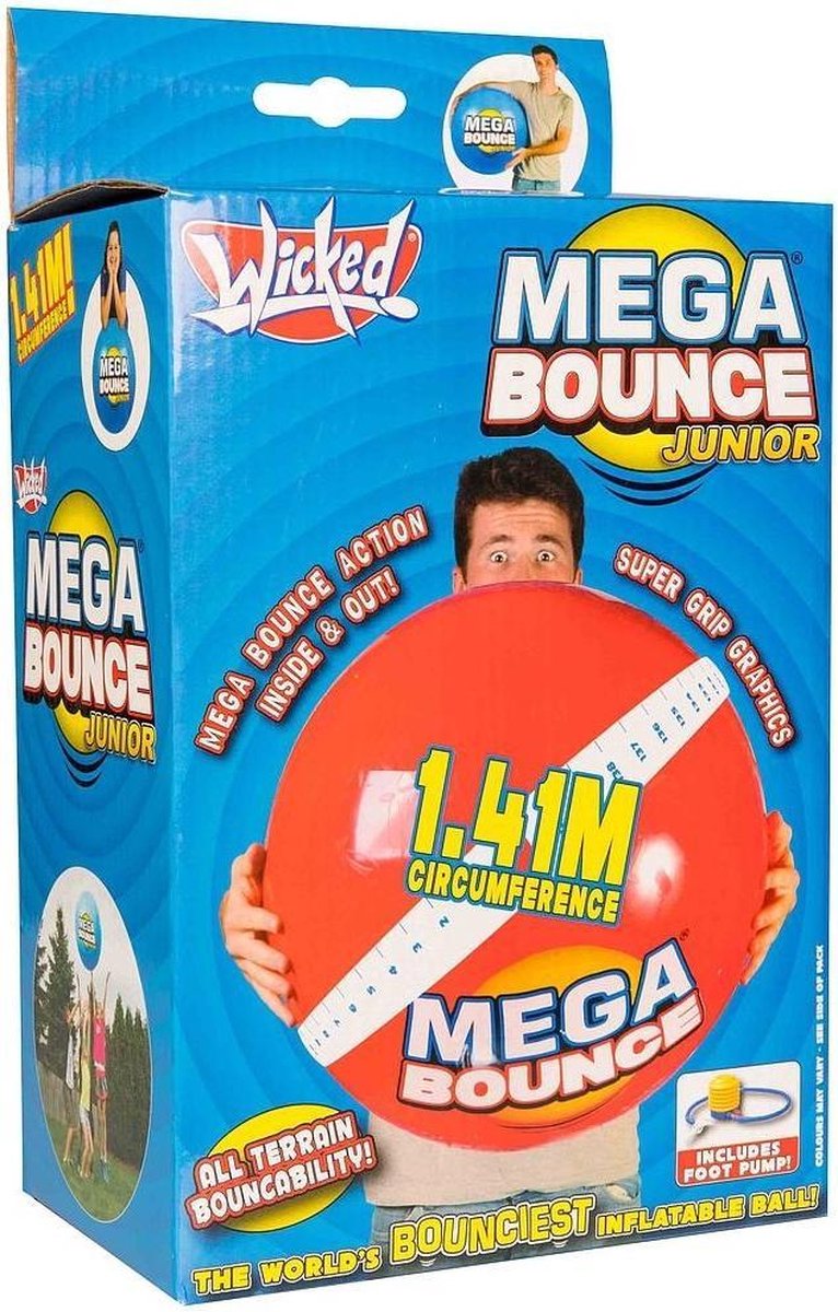 Reydon Bal Wicked Mega Bounce Junior 1,41 Meter Rood 3-delig