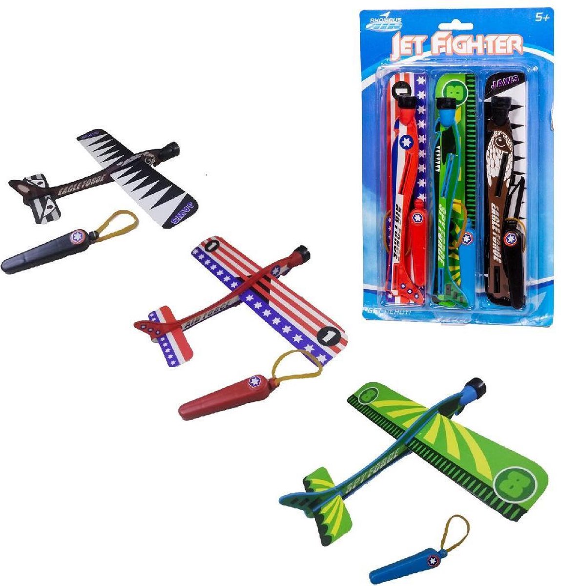 Rhombus Air Launch Jet Fighters 3 pack ass