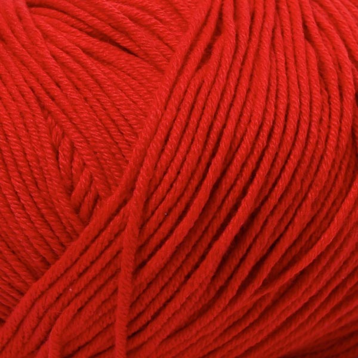 RICO DESIGN CREATIVE SPORT DK 009 ROOD. PAK MET 6 BOLLEN a 100 GRAM. PARTIJ 841.