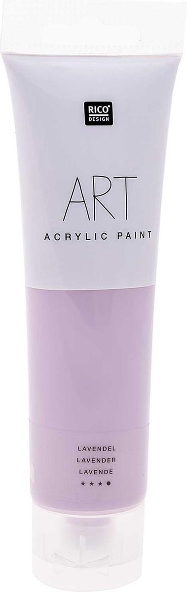 Rico Design ART Series - Lavendel - 100 ML - Eersteklas Acrylverf - Verf - Verf voor Kinderen en Volwassenen - Knutselen - Schilderen met Acrylverf - Hobby - DIY - Hobby en Creatief Volwassenen