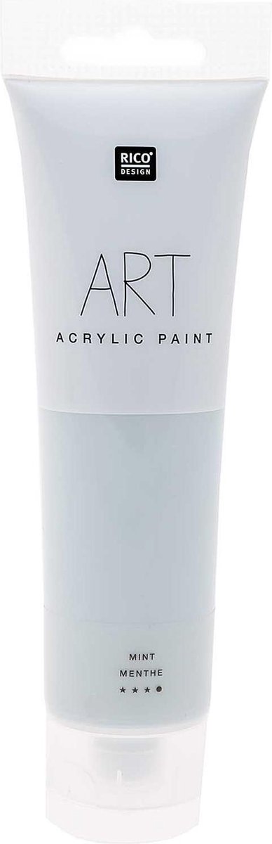 Rico Design ART Series - Mint - 100 ML - Eersteklas Acrylverf - Verf - Verf voor Kinderen en Volwassenen - Knutselen - Schilderen met Acrylverf - Hobby - DIY - Hobby en Creatief Volwassenen