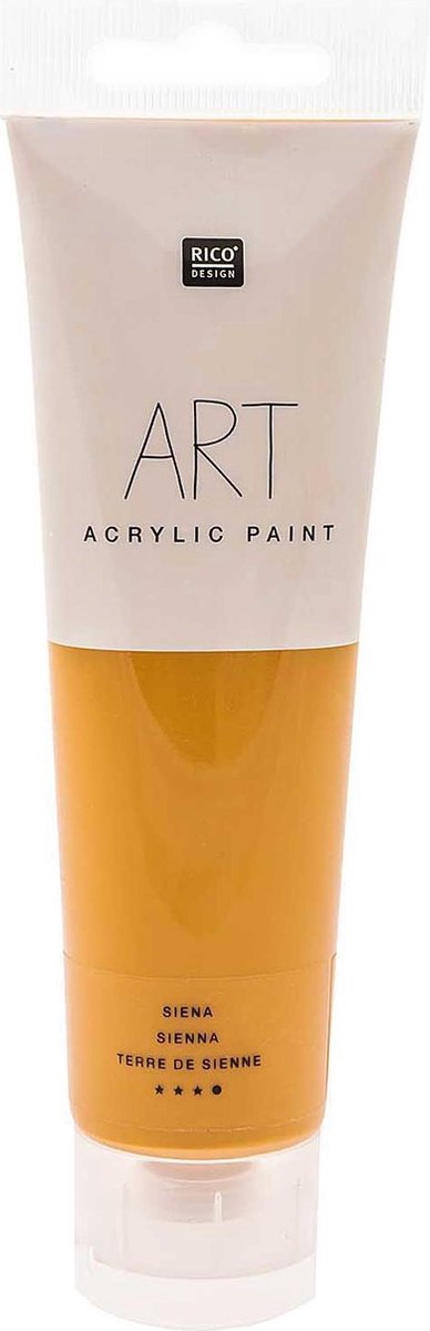 Rico Design ART Series - Sienna - 100 ML - Eersteklas Acrylverf - Verf - Verf voor Kinderen en Volwassenen - Knutselen - Schilderen met Acrylverf - Hobby - DIY - Hobby en Creatief Volwassenen