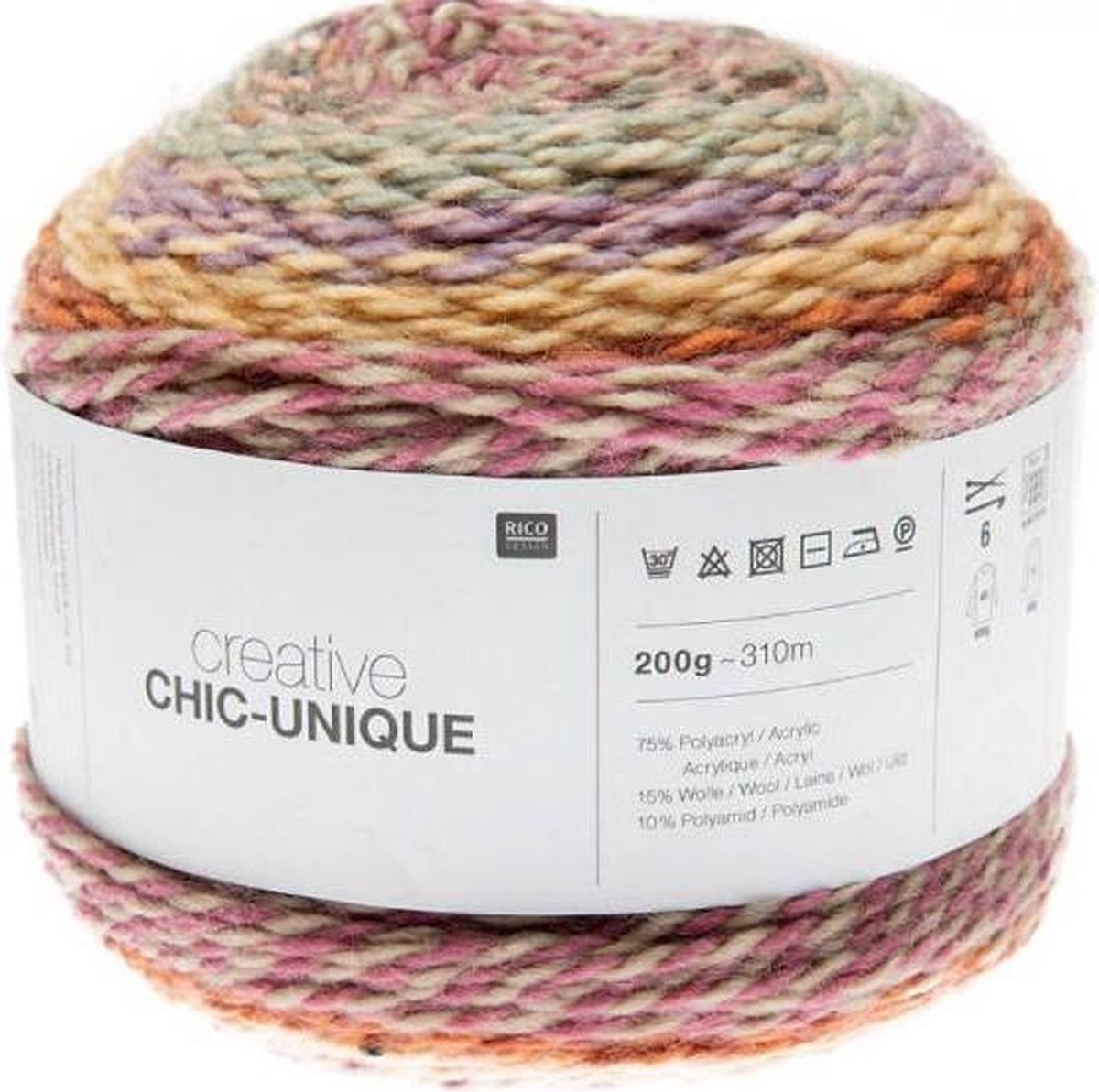 Rico Design Creative  Chic-Unique Feuer 200 gram 002