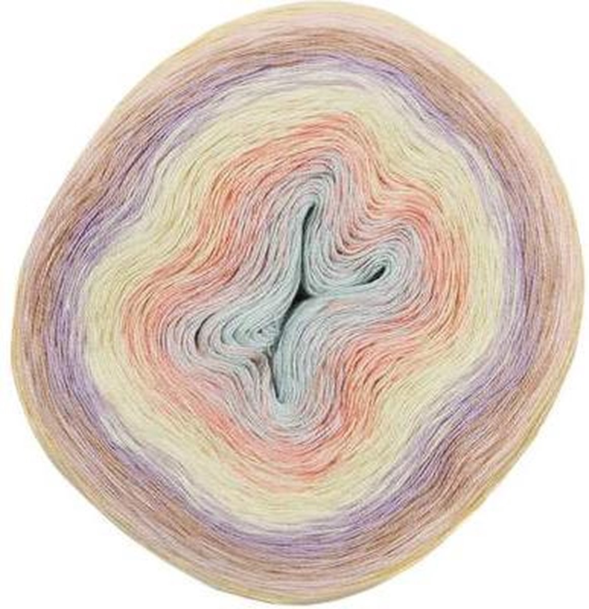 Rico Design Creative Cotton Dègradè Lucky 8 - pastel (002) - verloopgaren acryl en katoen garen - 200 grams met 800 meter