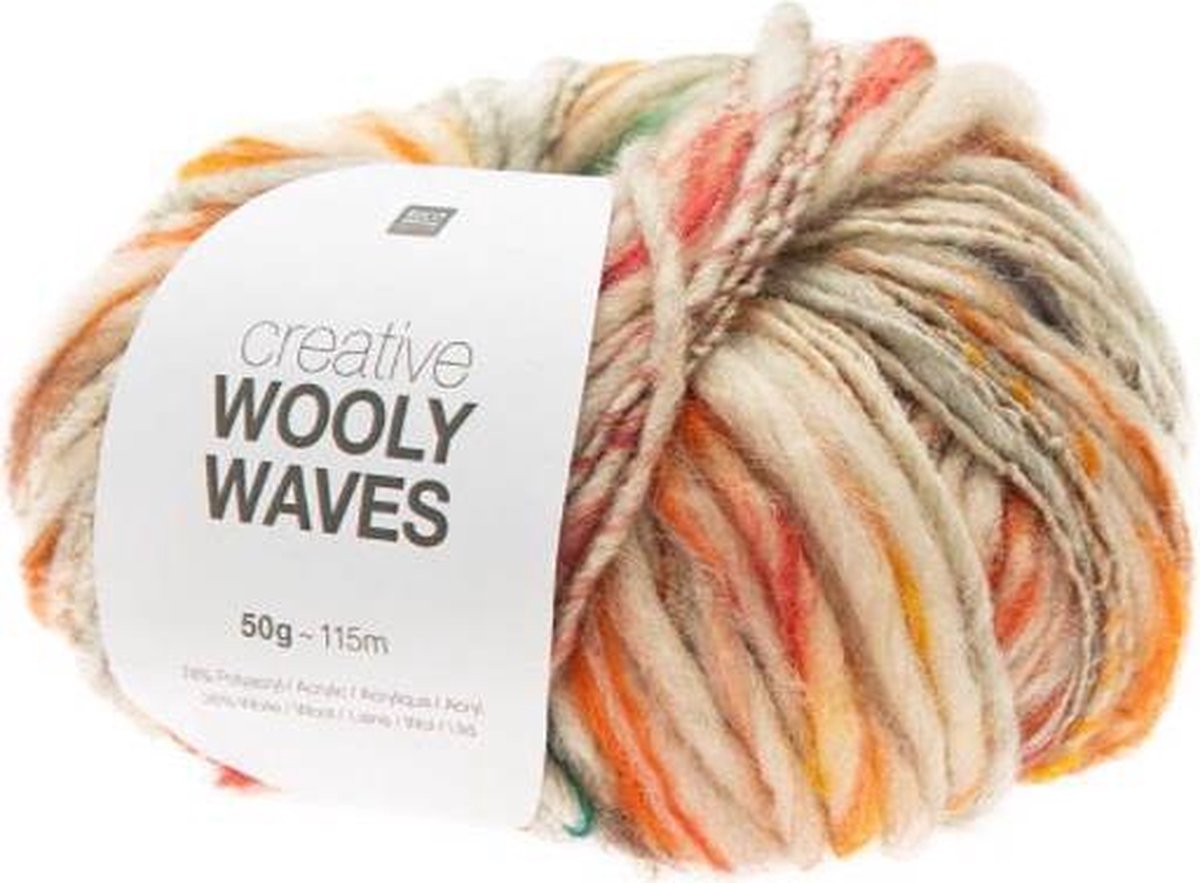 Rico Design Creative Wooly Waves 50 gram Grau