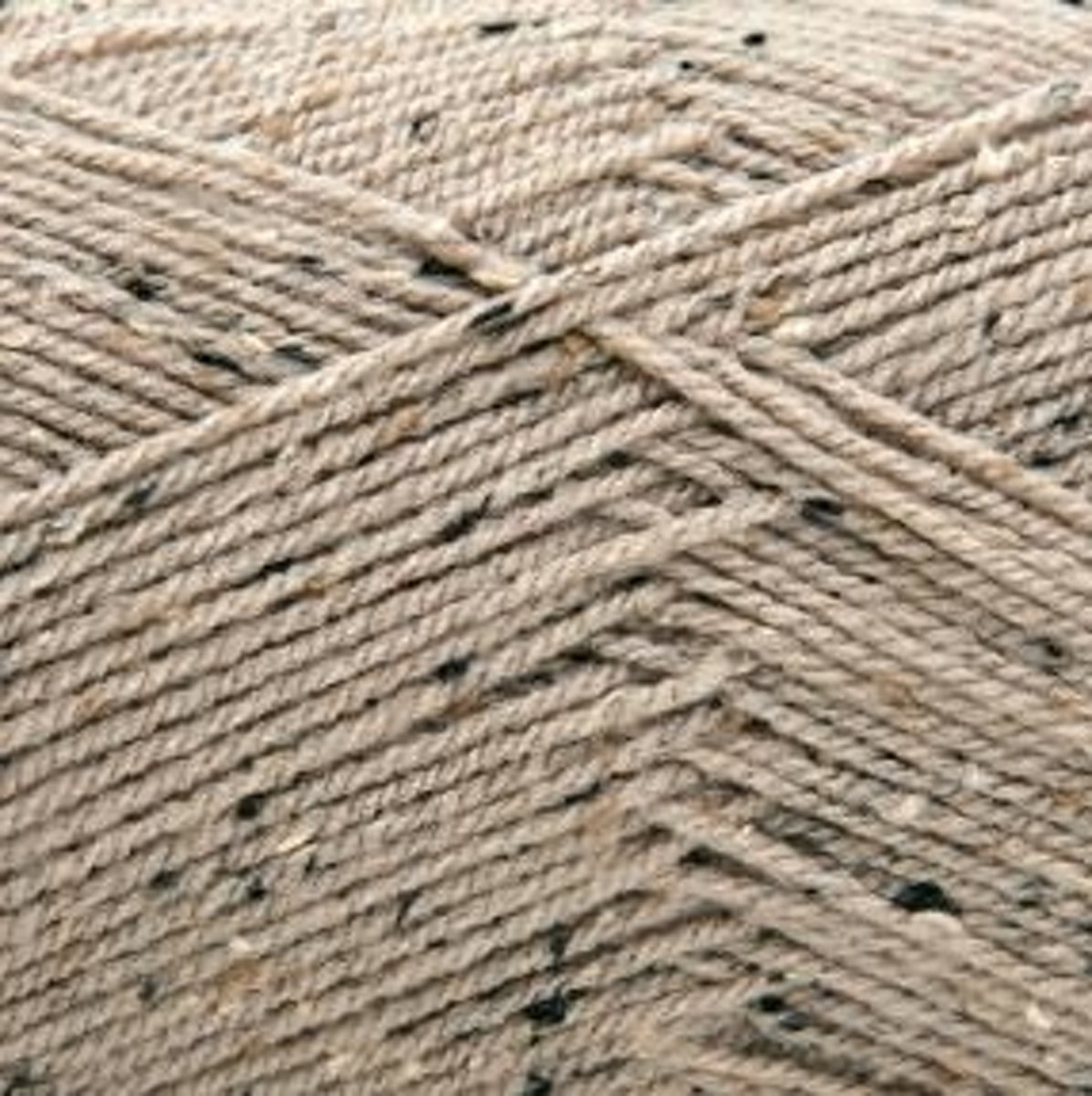 Rico Design Super Big Tweed Aran 002 beige gemeleerd . 1 DIKKE BOL a 400 GRAM. PARTIJ 2786.