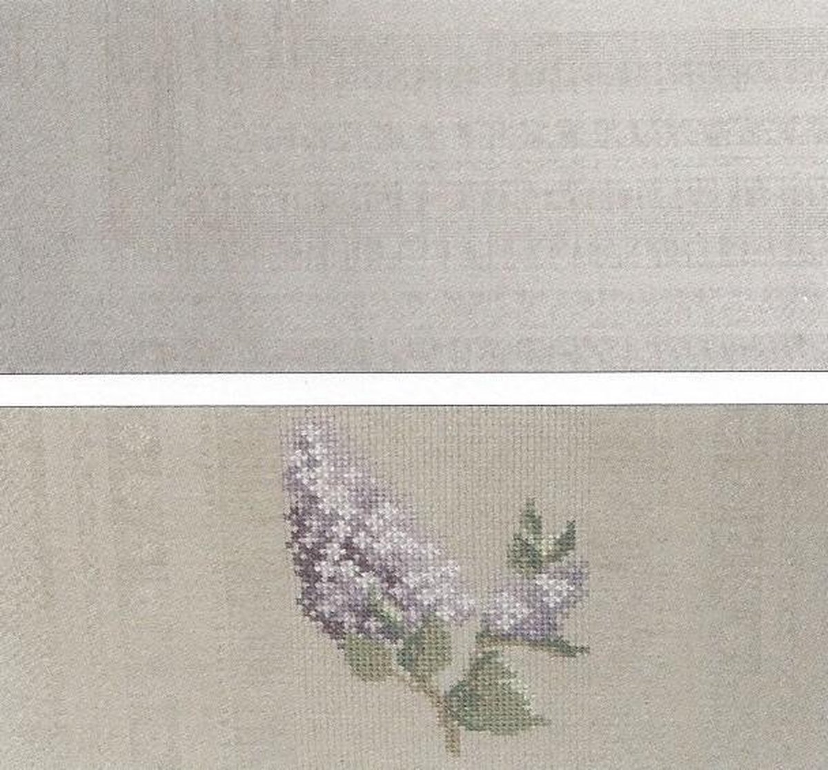 Rico Design tafelkleed zonder patroon 29x155cm natural met aida middenstuk NR 16239.70.18