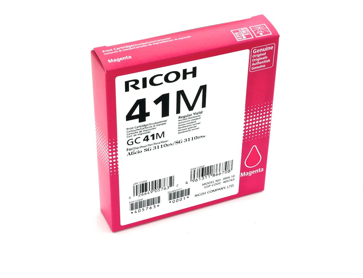 RICOH GC-41M gel cartridge magenta high capacity 2.200 pagina s 1-pack