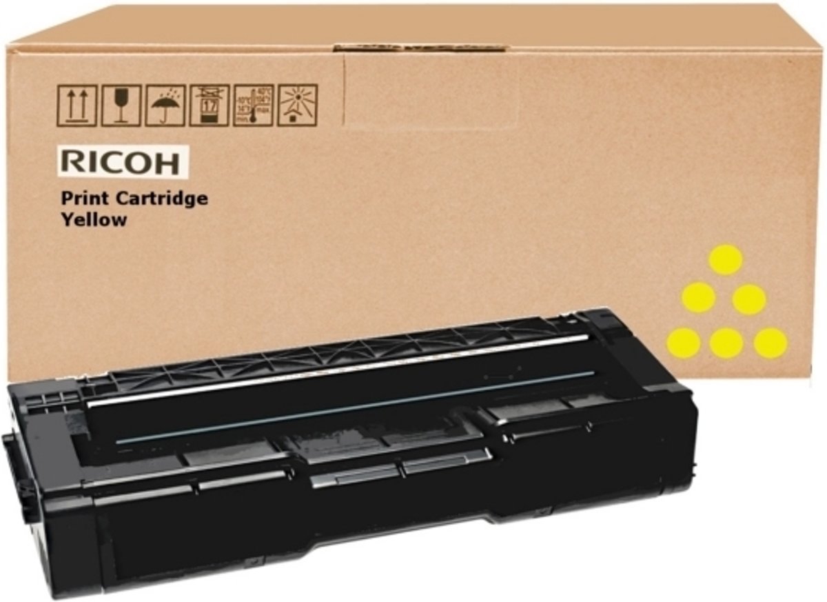 Ricoh 407639 2500paginas Geel toners & lasercartridge