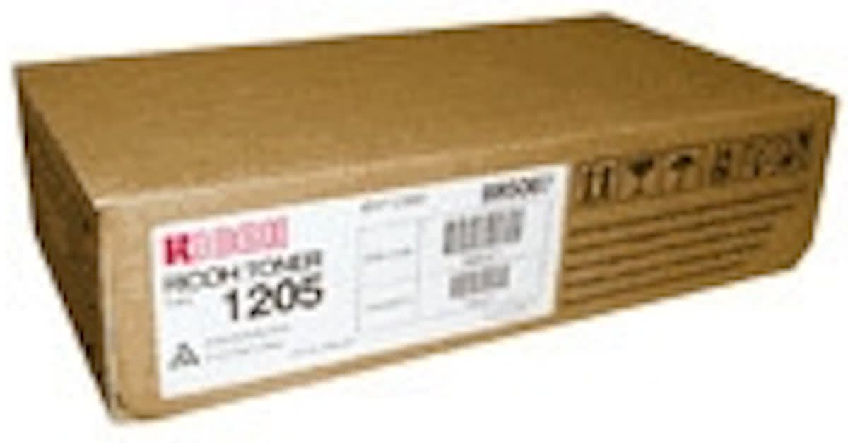 Ricoh Toner Type 1205 Black Lasertoner 6000paginas Zwart