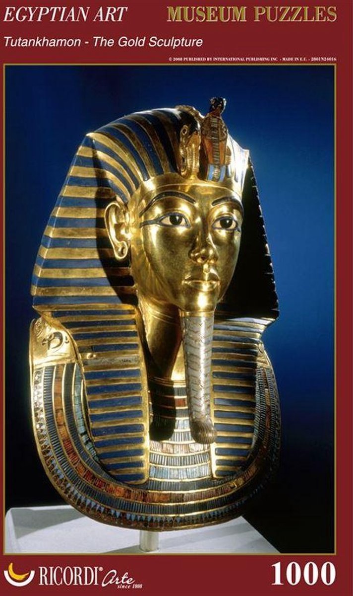 Egyptian Art - Tutankhamon - The Gold Sculpture  -  Puzzel 1000 Stukjes Ricordi