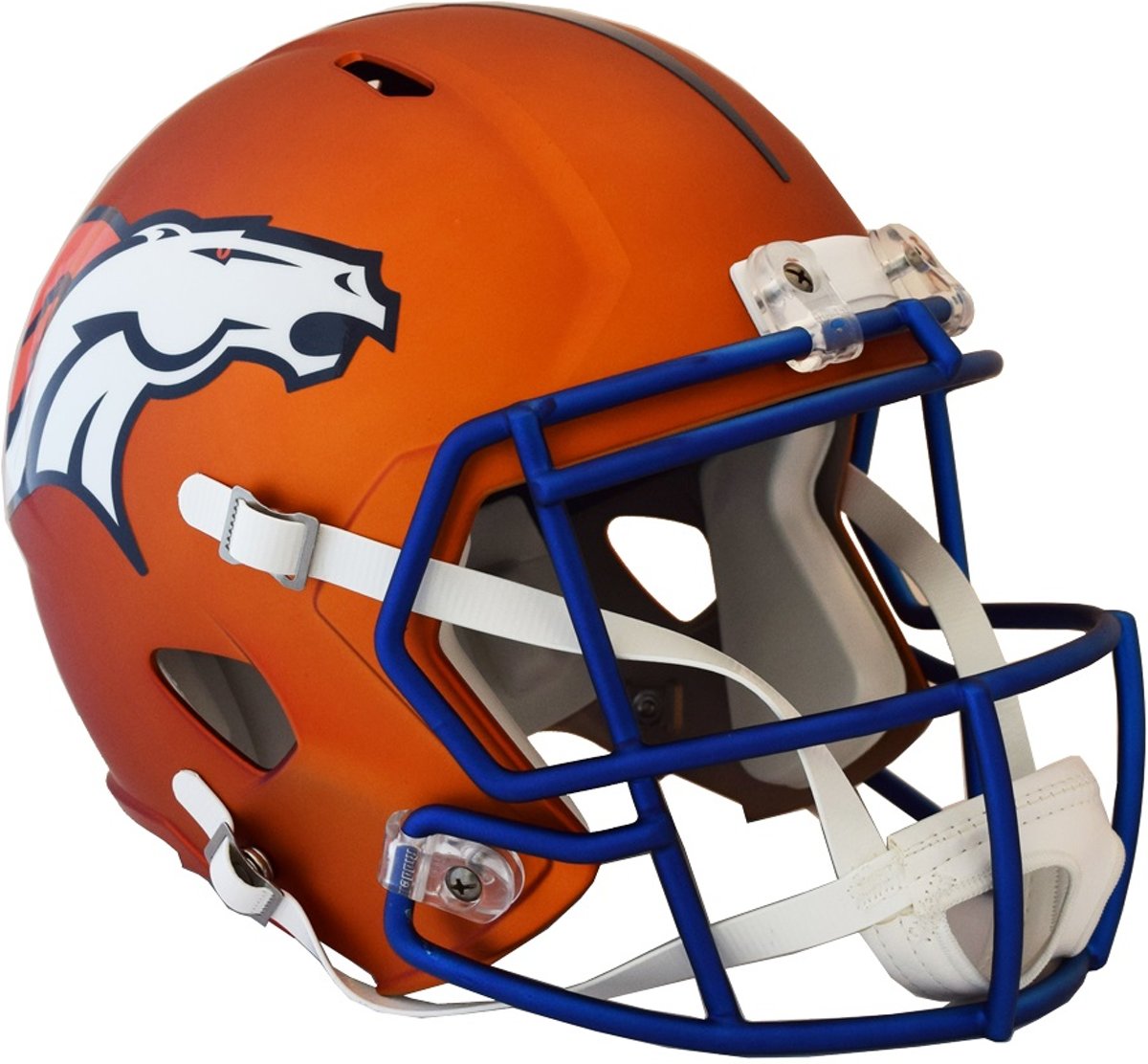 Riddell DeLuxe Replica Helmet BLAZE Broncos American Football Helm