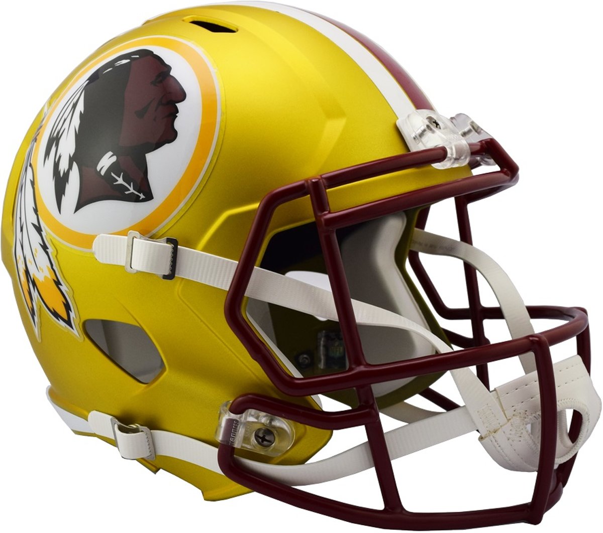 Riddell DeLuxe Replica Helmet BLAZE Redskins American Football Helm