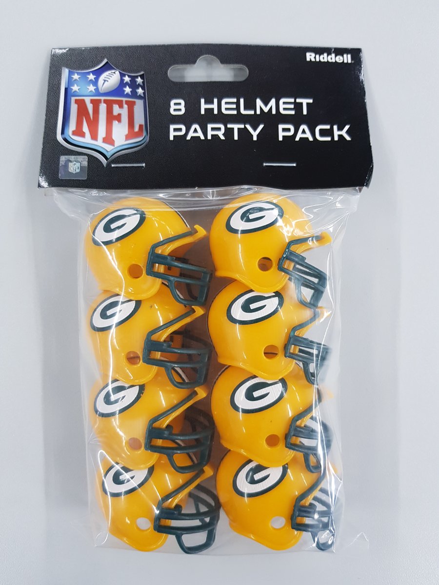 Riddell Green Bay Packers American Football Helm Party Pack