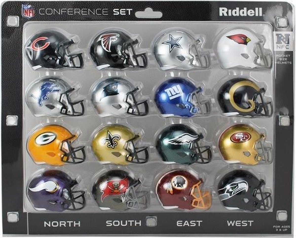 Riddell NFC Speed Pocket Pro American Football Helmen Set