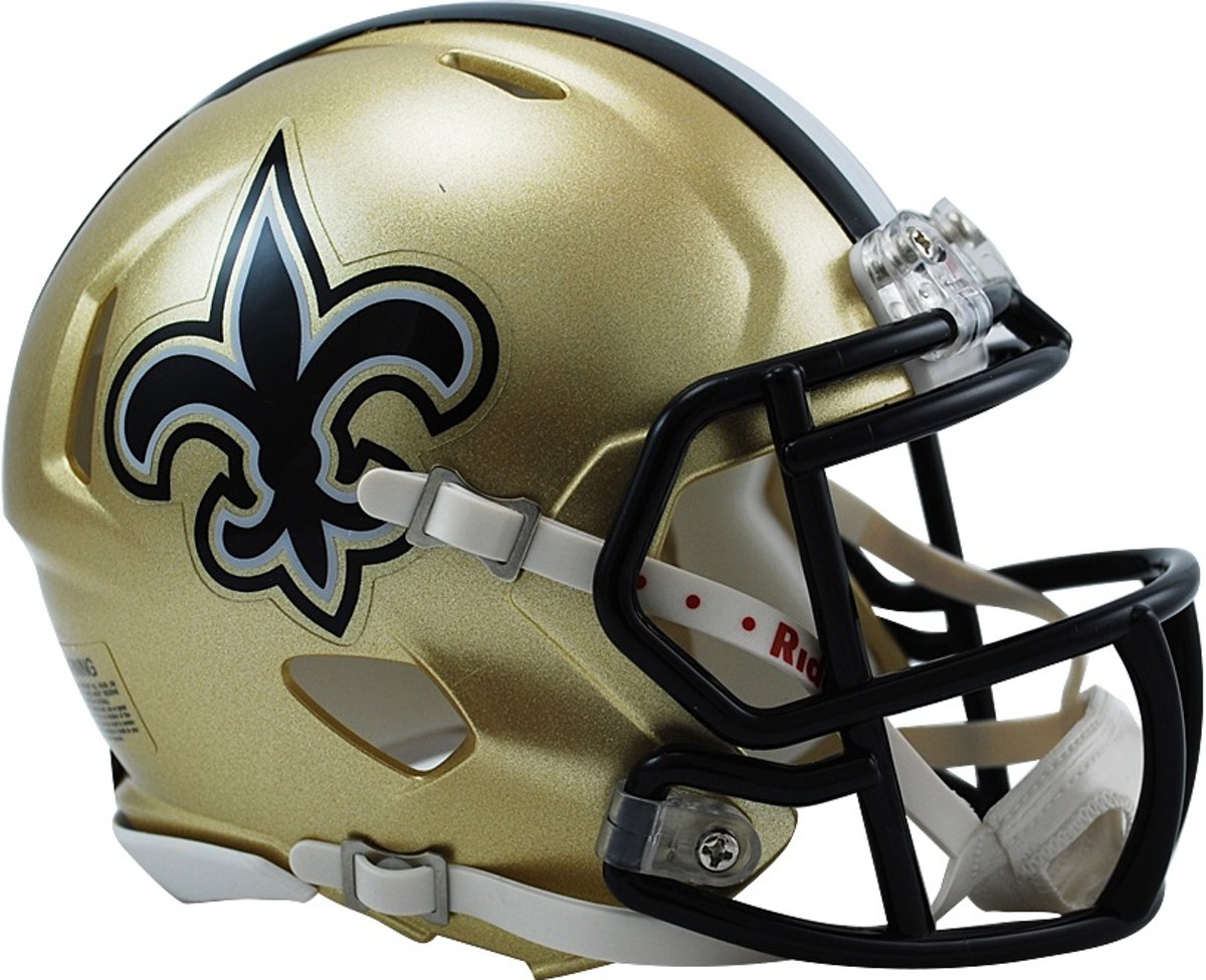 Riddell Replica Mini American Football Helm Saints