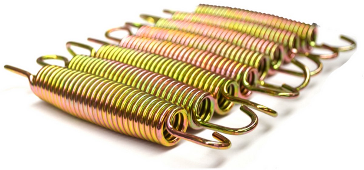   Springveren - Set van 10 stuks - Gouden Veer 14cm