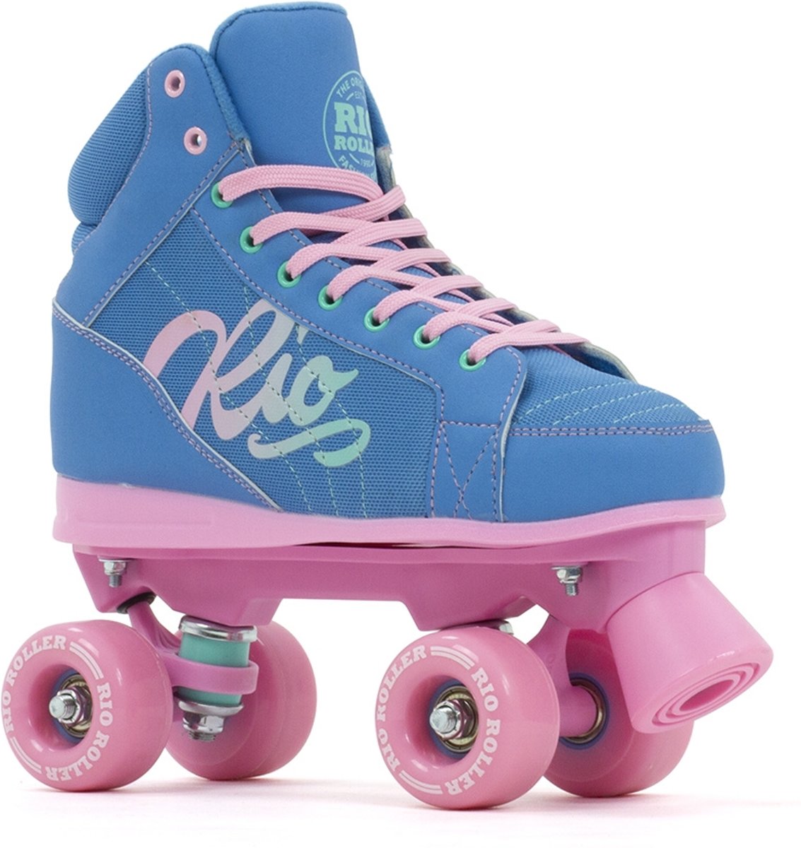 RIO ROLLER LUMINA ROLSCHAATSEN, BLAUW/ROZE