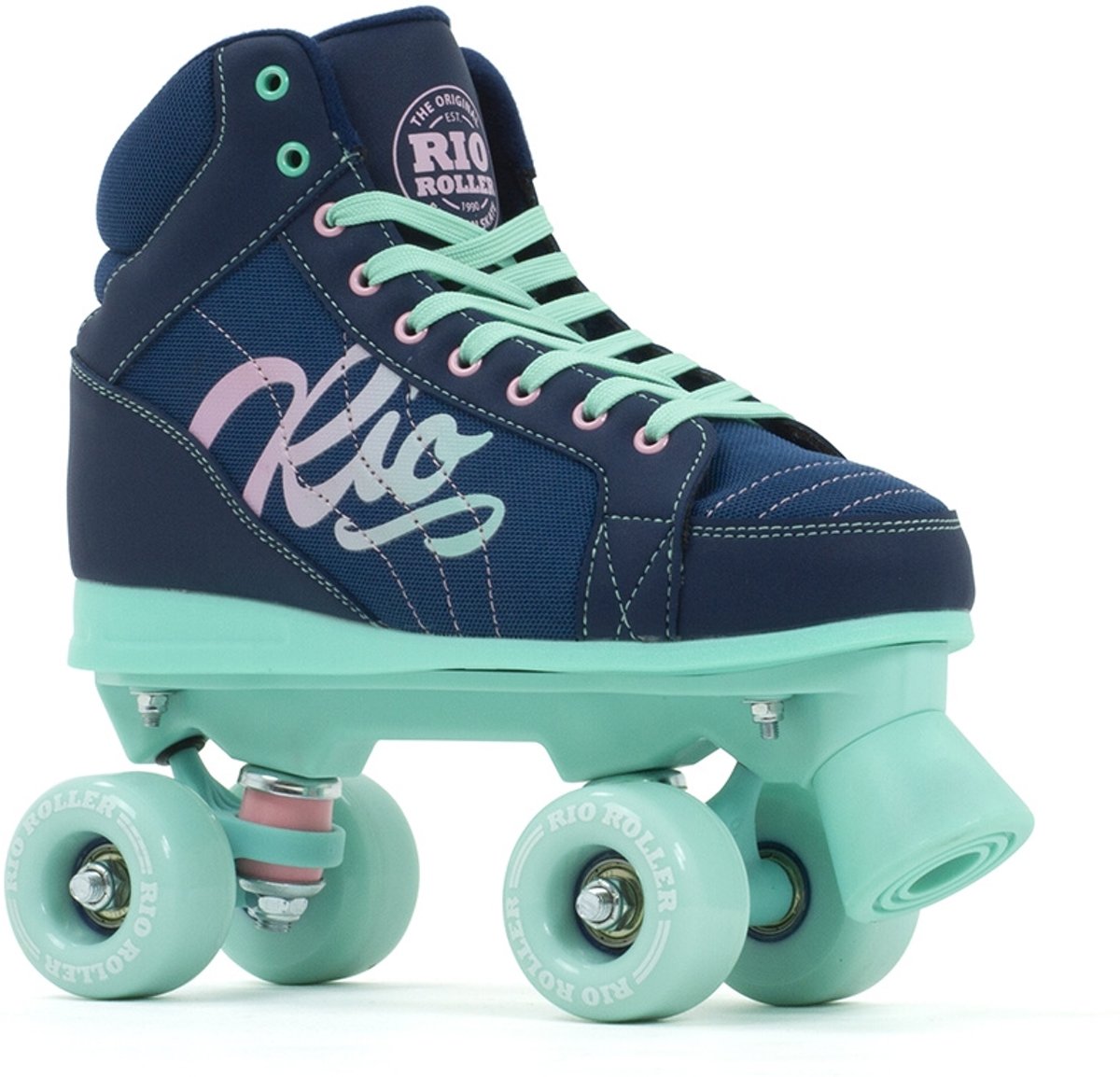 RIO ROLLER LUMINA ROLSCHAATSEN, NAVY/GROEN