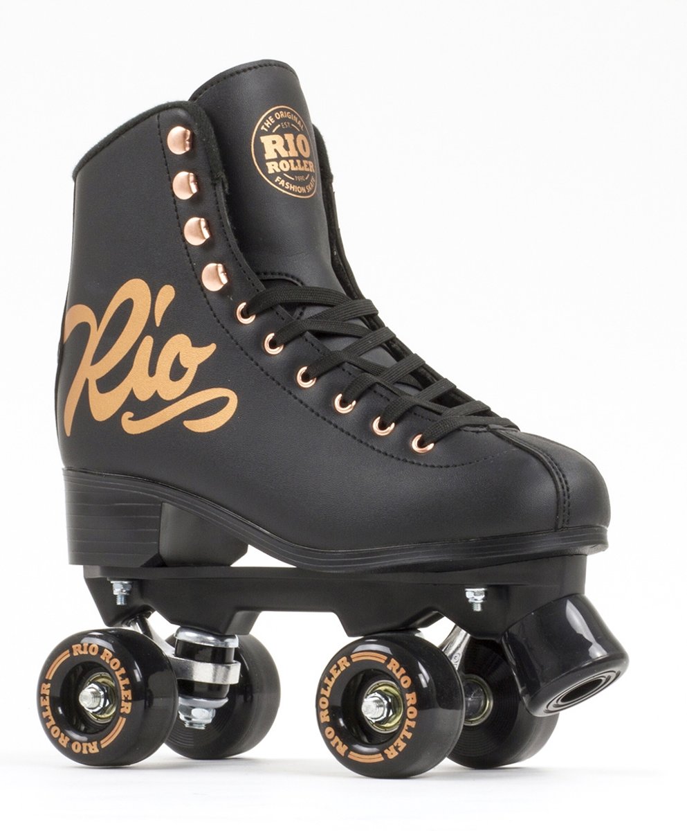 RIO ROLLER ROSE ROLSCHAATSEN, ZWART