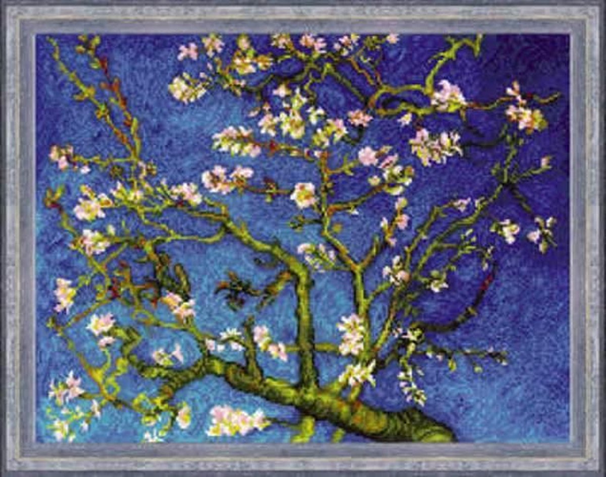 Almond Blossom after Vincent van Goghs Painting Aida Borduurpakket Riolis