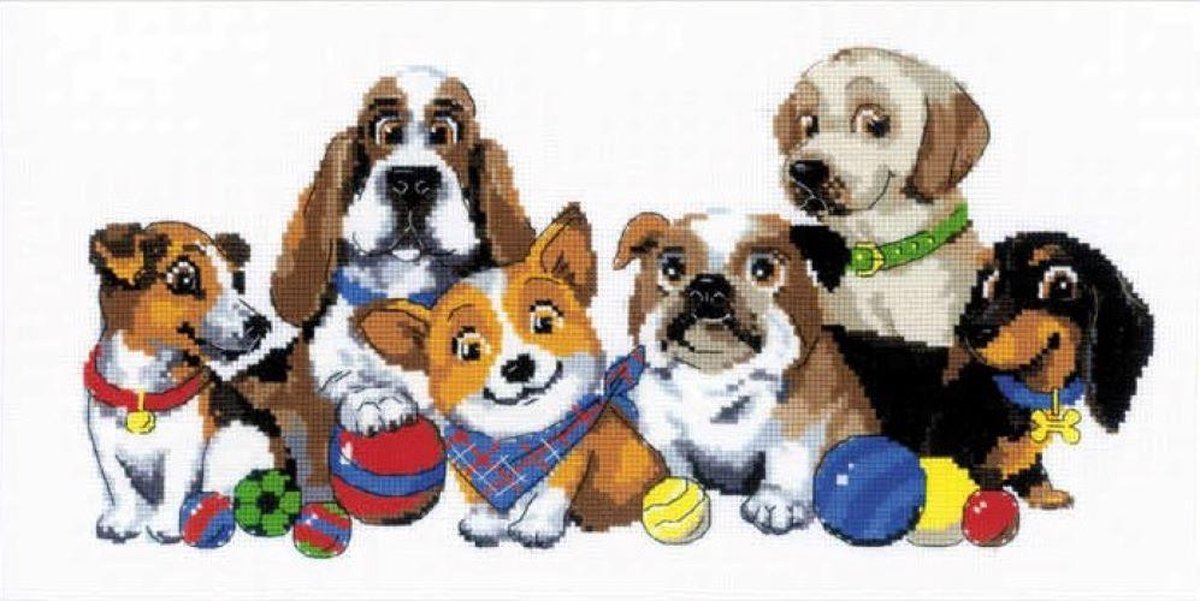 Borduren - Dog Show - 40x20 cm - Riolis