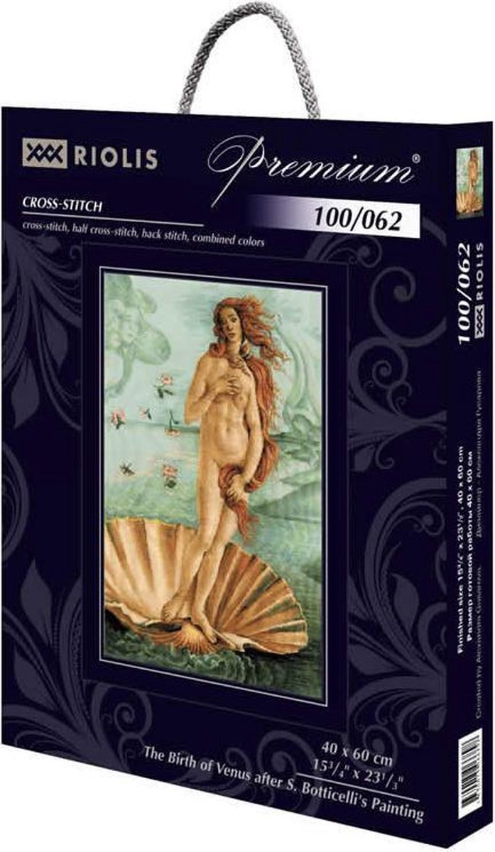 The Birth of Venus after S. Botticellis Painting Aida Telpakket - Riolis Premium